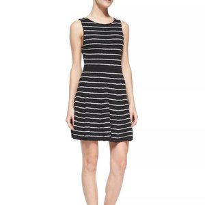 Alice + Olivia Monah Pinstripe Sweater Dress Small